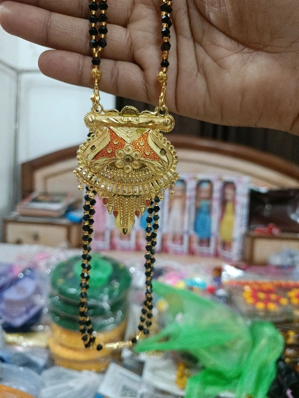 Fancy Mangalsutra  - Gold, Free Size
