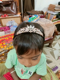 Fancy Hair Band - Free Size, Peach