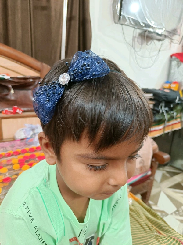 Fancy Hair Band Pack of 2 - Free Size, Black