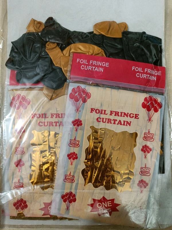 Happy Birthday hanging decoration  - Gold