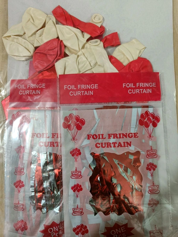 Happy Birthday hanging decoration  - Red