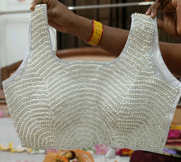 Partywear Blouse  - White