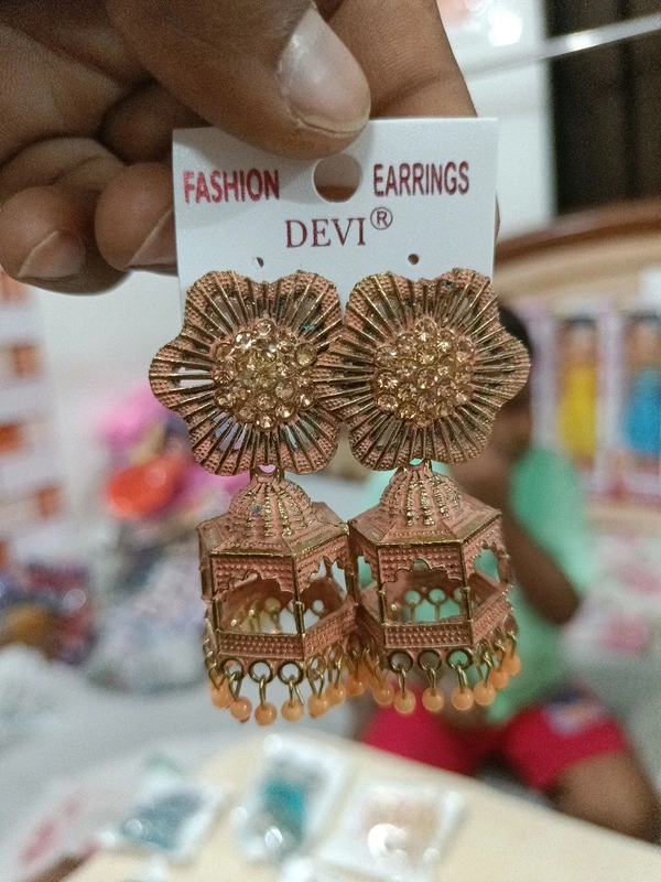 Fancy Earrings  - Tickle Me Pink