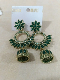Fancy Earrings  - Teal