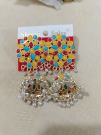 Fancy Earrings Multicolour  - Golden Tainoi