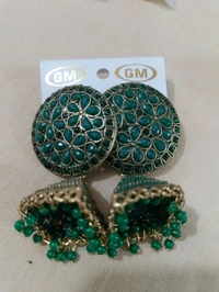 Fancy Earrings  - Teal