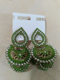 Fancy Earrings  - Green