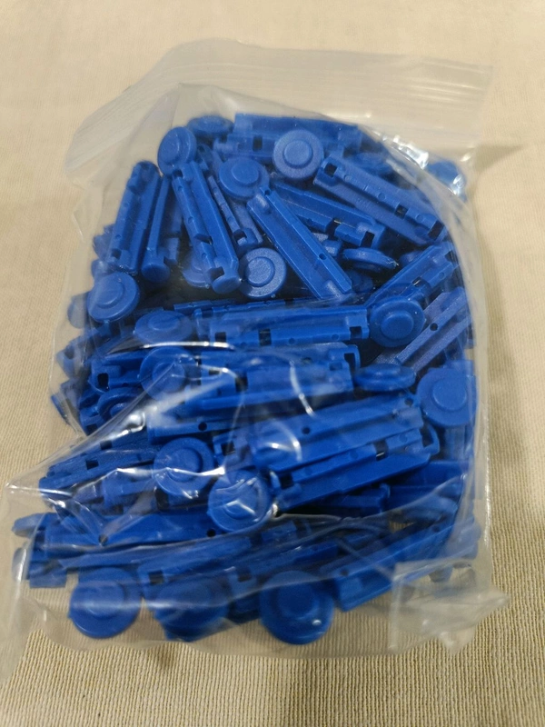 Plastic Screw Lancet - 100 pcs, Blue