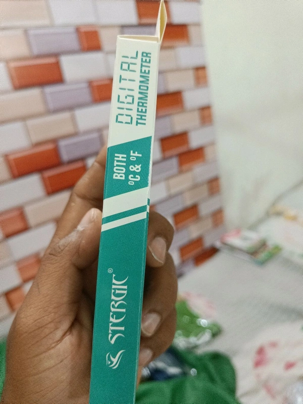 Digital Thermometer  - 100 pcs, Cyan Aqua