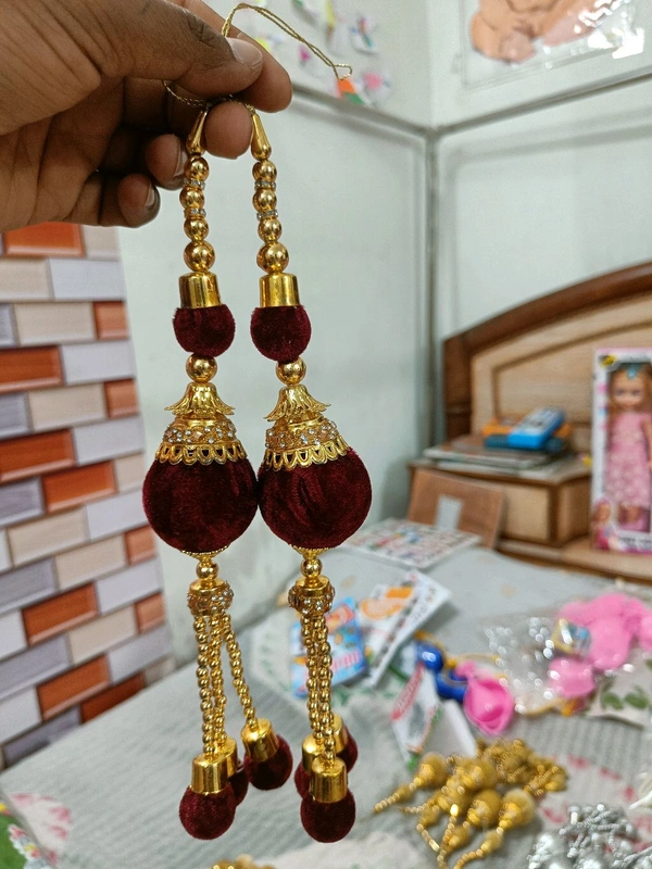 Blouse Latkan - Maroon