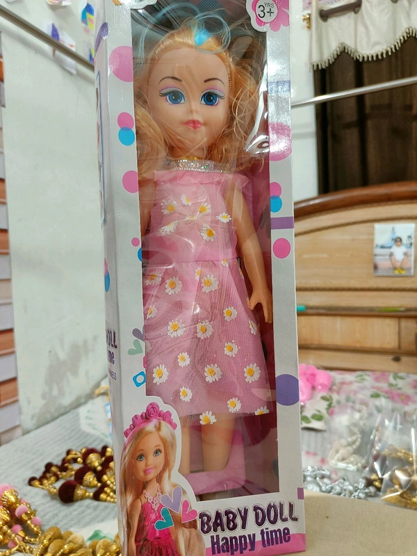 Baby Doll - 1 foot, Pink Lace