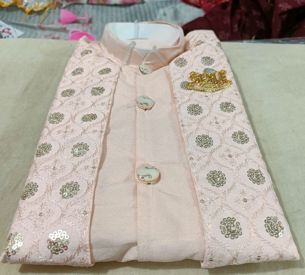 Georgette 3 Piece Suit - Pink, 4-5 Years