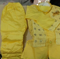 Georgette 3 Piece Suit - 4-5 Years, Bright Sun