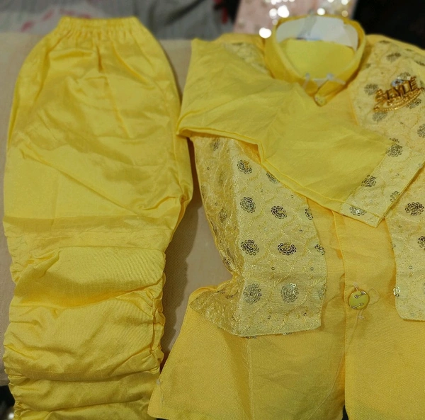 Georgette 3 Piece Suit - 4-5 Years, Bright Sun