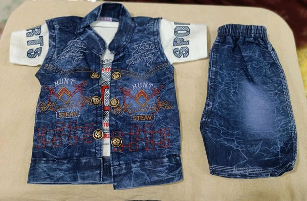 Kids Jeans Type Set - 1-2 Years, Ultramarine