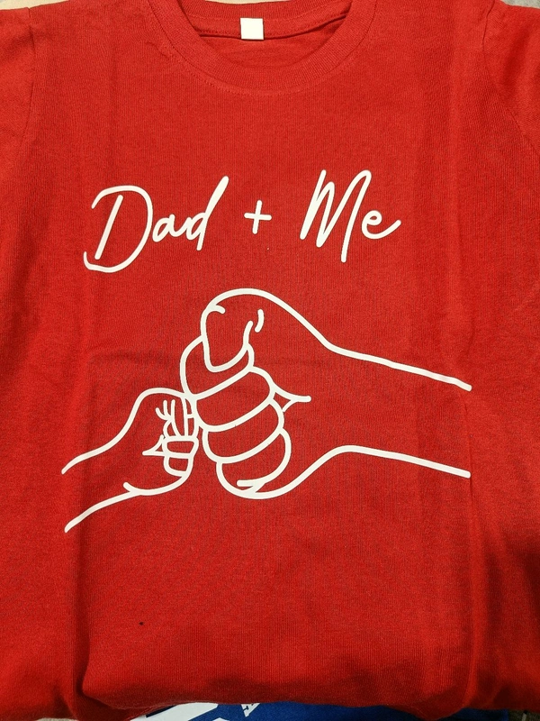Cotton T-shirt  - 4-5 Years, Red