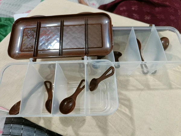 Kitchen Storage Box, set of 2 boxes - Brown
