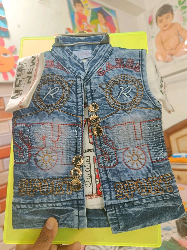 3 Piece Jeans set for Kids Boys - 22