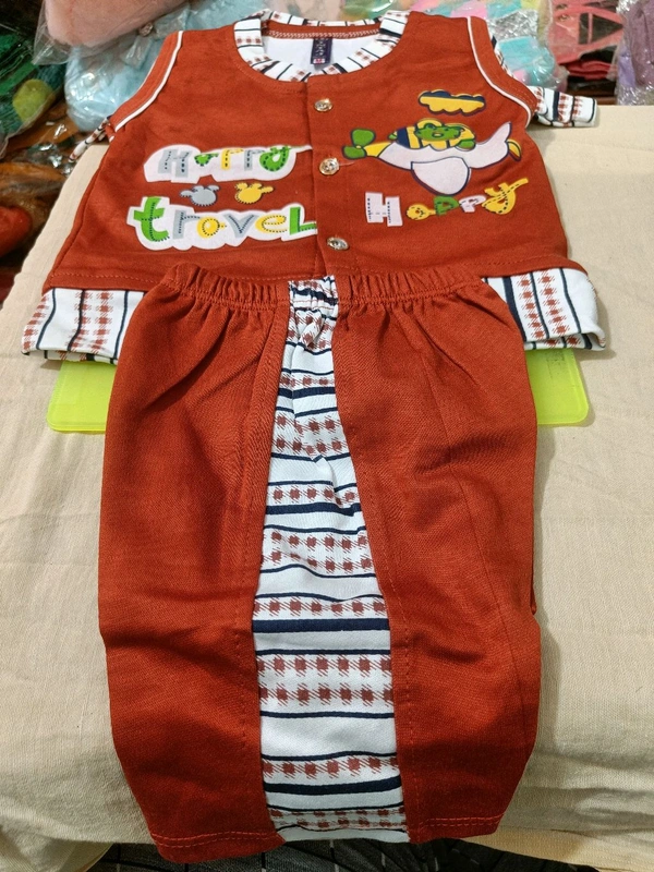 Kids Boys 3 Piece Set - Red, 1 Year