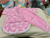 Kids Girls Afghani Cotton Suit - 1-2 Years