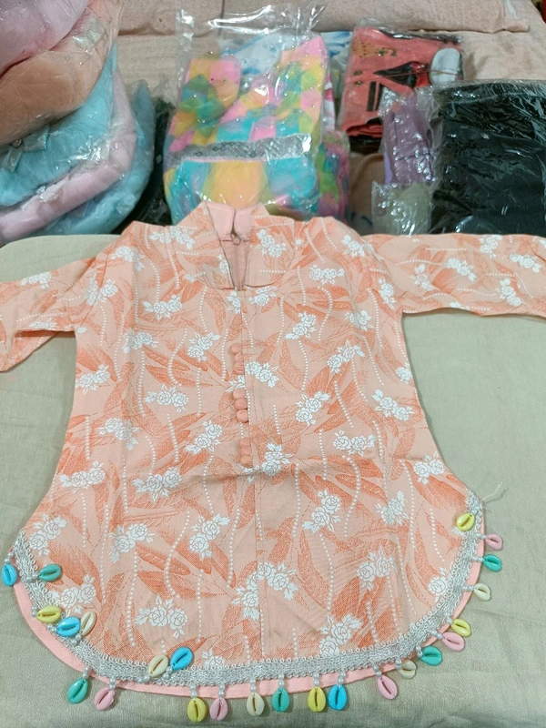 Kids Girls Afghani Cotton Suit - 1-2 Years