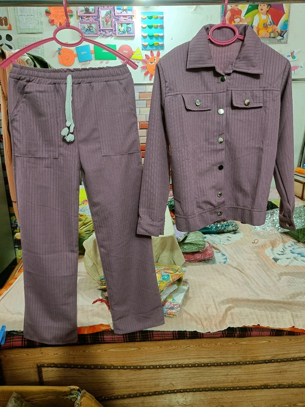 Woollen Set for Girls - Medium, Wisteria
