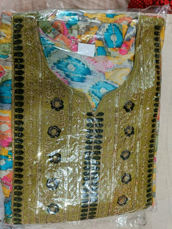 Cotton Suit Set for Ladies - Free Size, Alpine