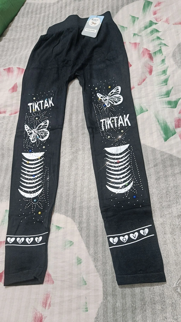 Soft Ankle Length Leggings  - Small, Black