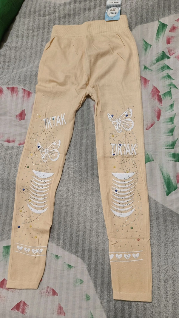 Soft Ankle Length Leggings  - Small, Chino