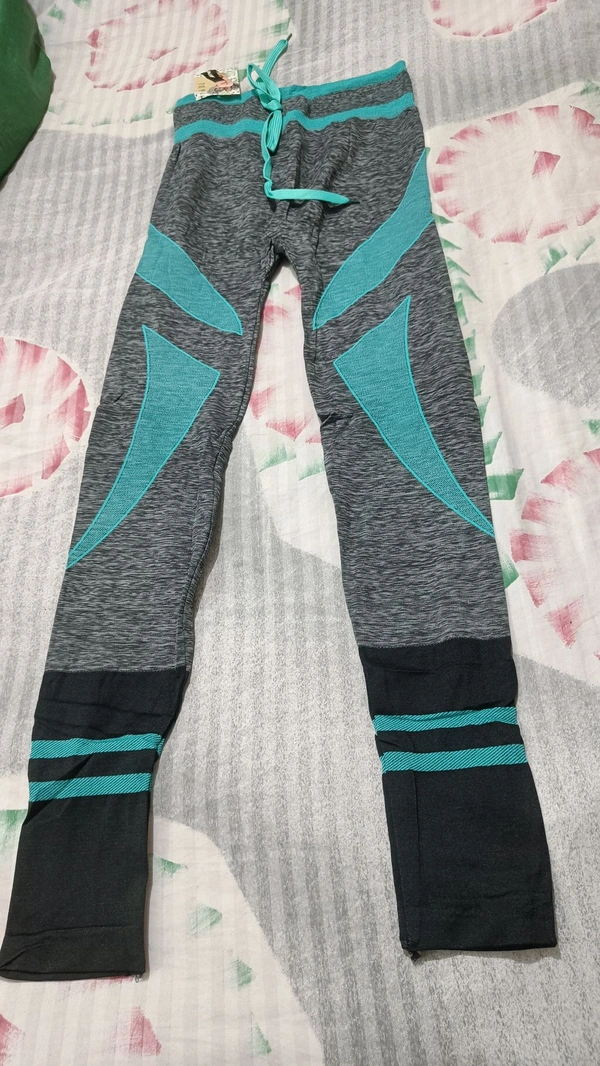 Soft Gym Leggings  - Large, Picton Blue