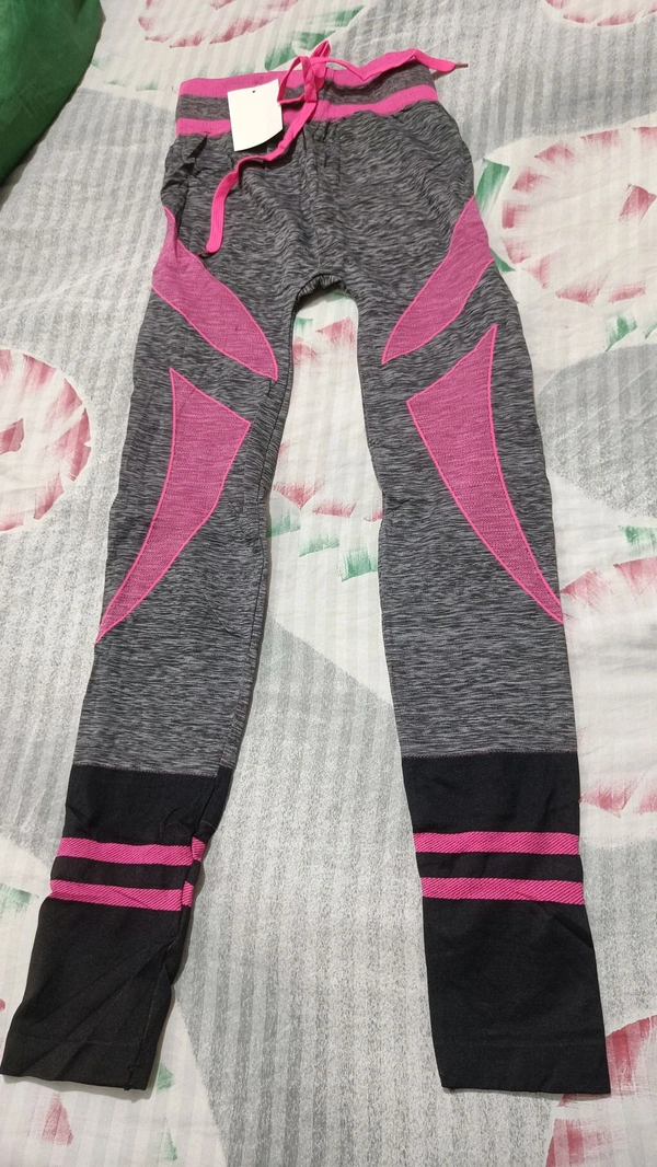 Soft Gym Leggings  - Large, Pink Flamingo