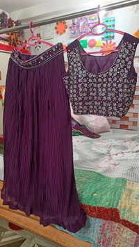 Ladies Fancy Lehanga Choli - Free Size, Purple
