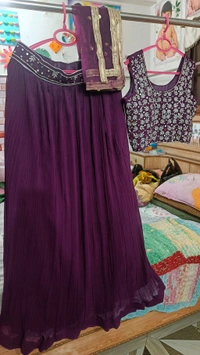Ladies Fancy Lehanga Choli - Free Size, Purple