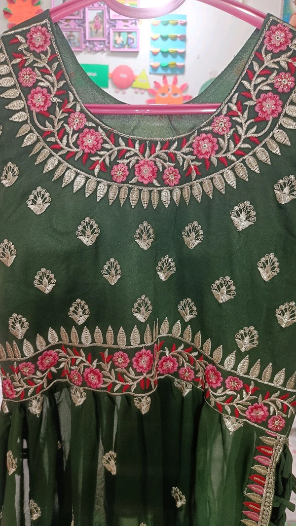 Ladies Fancy Sharara - Free Size, Blue Stone