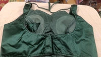Fancy Georgette Blouse - Free Size, Fun Green