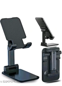 Mobile Phone Holder, Adjustable, Foldable,Anti-skid,Wide Compatibility  - Black
