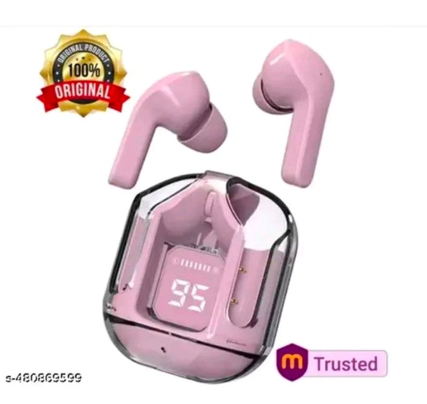 True Wireless Bluetooth Earpods For Best Price..... - Pink Flamingo, Free Size