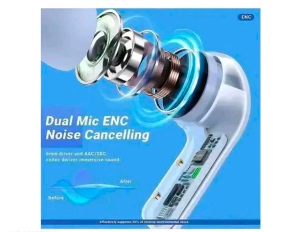 True Wireless Bluetooth Earpods For Best Price..... - Blue, Free Size