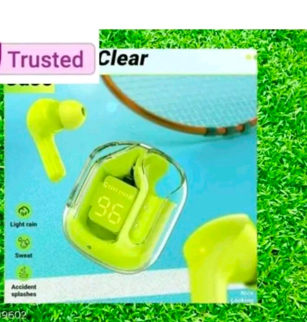 True Wireless Bluetooth Earpods For Best Price..... - Mint Green, Free Size