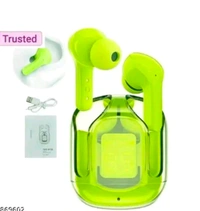 True Wireless Bluetooth Earpods For Best Price..... - Mint Green, Free Size