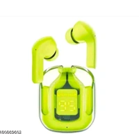 True Wireless Bluetooth Earpods For Best Price..... - Mint Green, Free Size