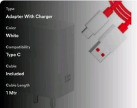 65watts Fastest charger And Cable  - Red, Freee Size