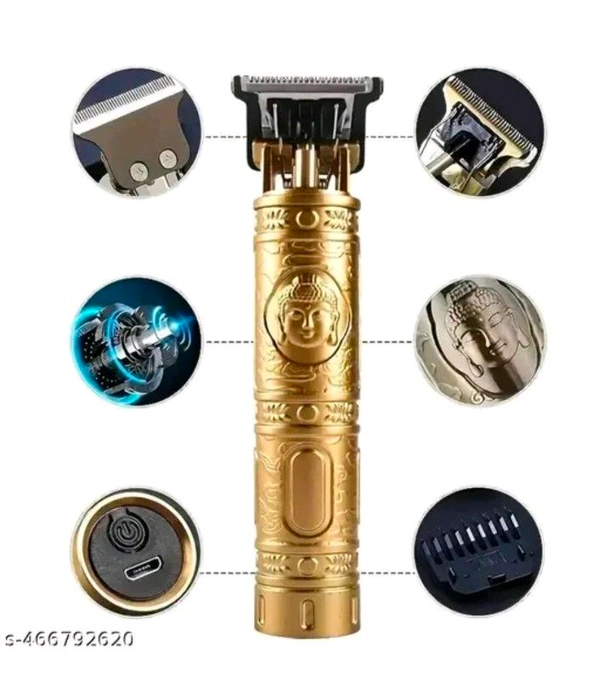 VINTAGE T9 Light Weight Trimmer60 Minutes Runtime (Gold) - Gold, FREE SIZE