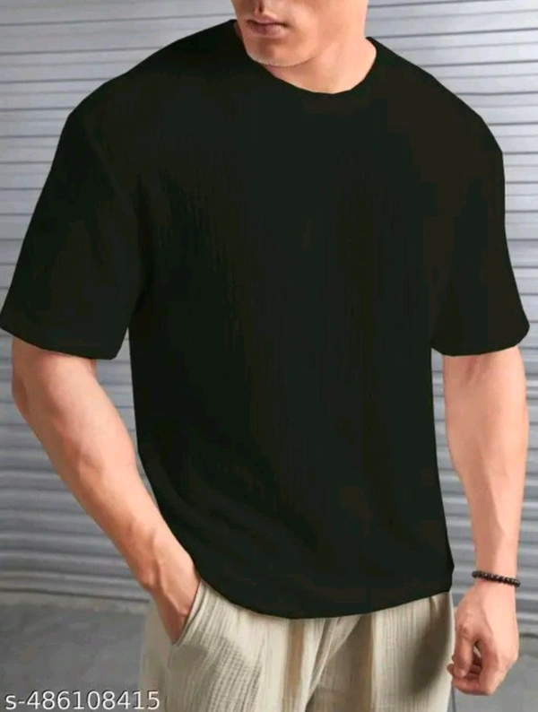 Best Quality T-shirt For Men's  - Black, M