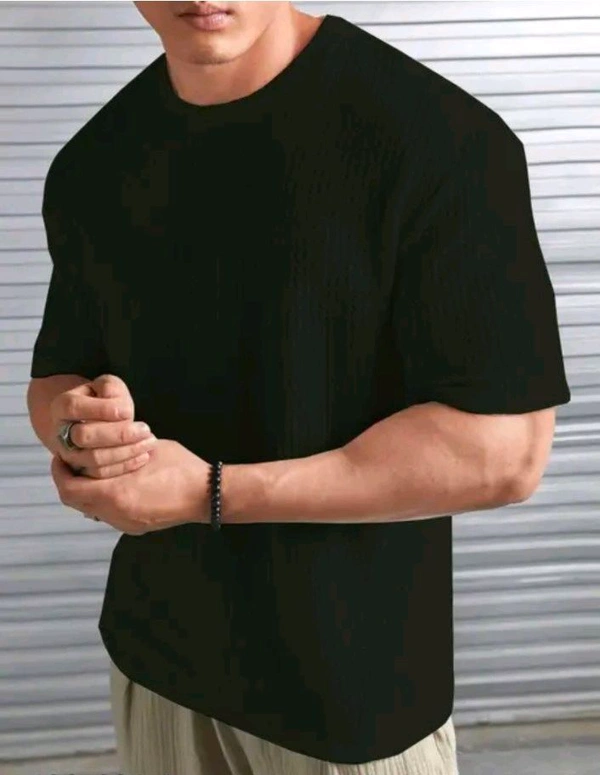 Best Quality T-shirt For Men's  - Black, M