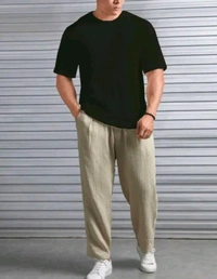 Best Quality T-shirt For Men's  - Black, M