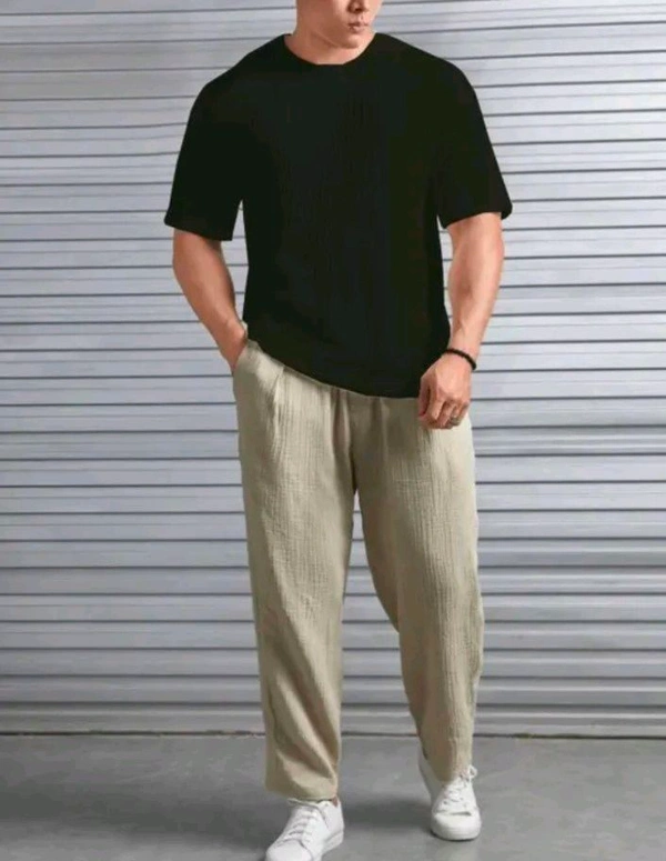 Best Quality T-shirt For Men's  - Black, M