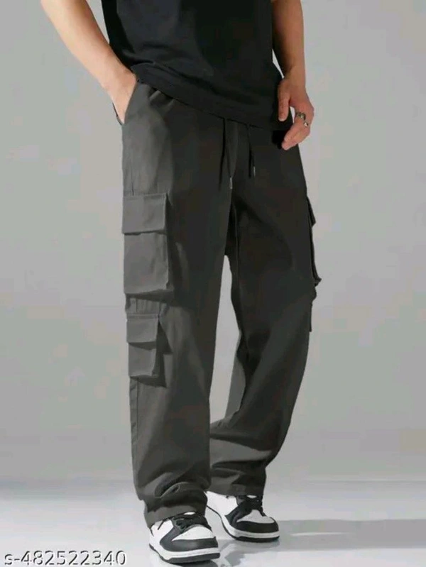 Men's Cargo Jeans Paints  - Gray, 30