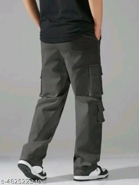 Men's Cargo Jeans Paints  - Gray, 30