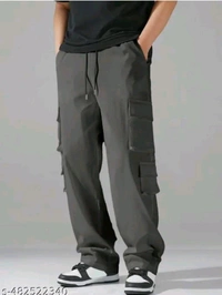 Men's Cargo Jeans Paints  - Gray, 30